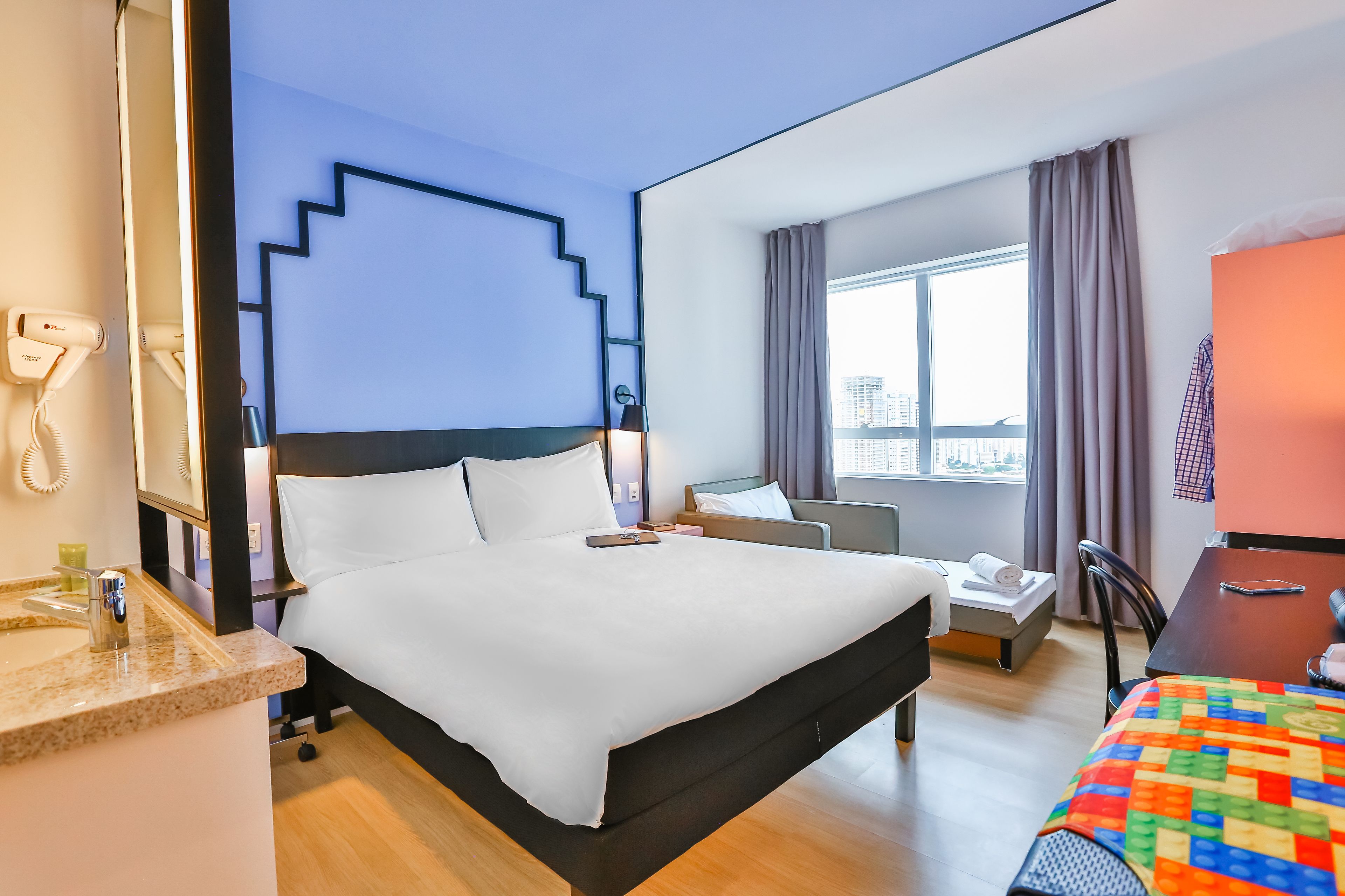 superior apartment, 1 double bed with sofa bed | in-room safe, desk, blackout curtains, soundproofing