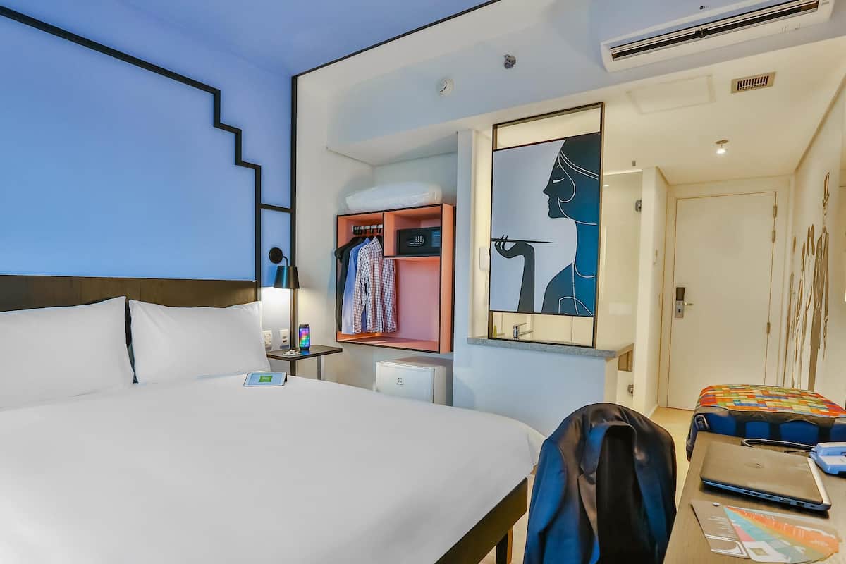 In-room safe, desk, blackout curtains, soundproofing