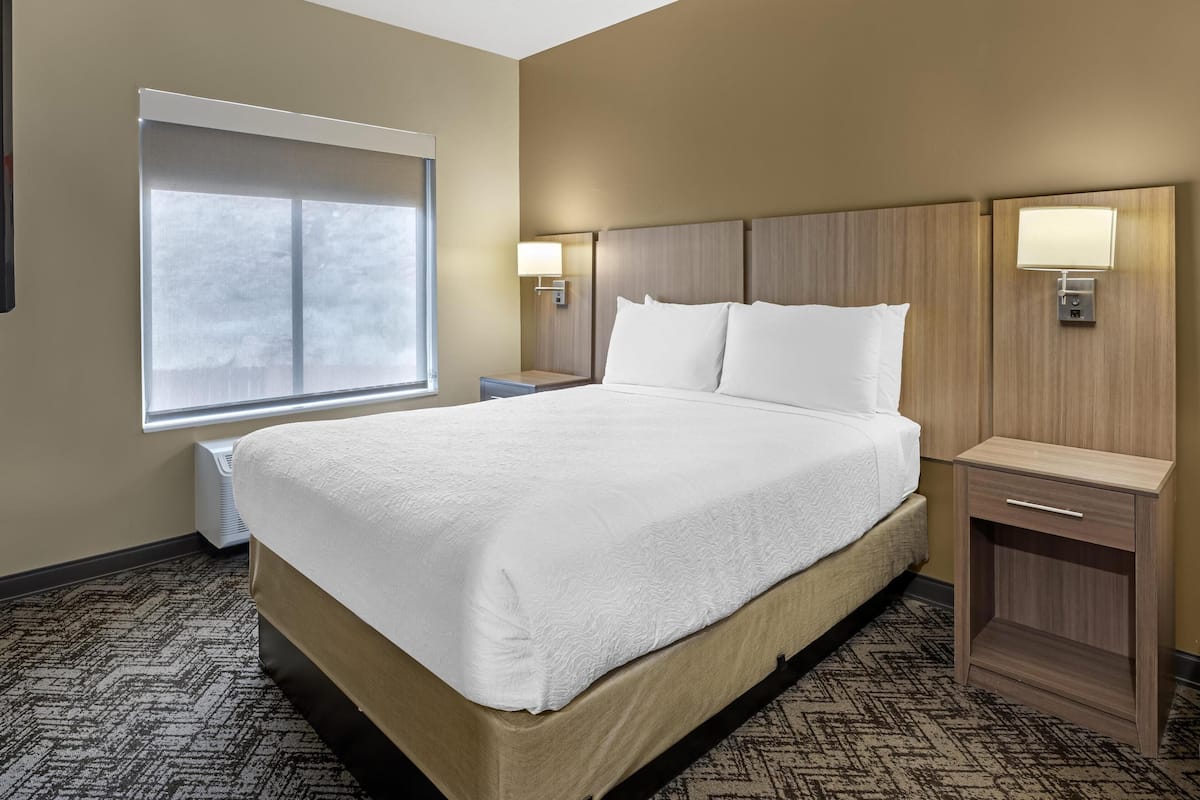 Suite, 1 King Bed, Non Smoking, Refrigerator & Microwave (with Sofabed) | Premium bedding, individually decorated, individually furnished, desk