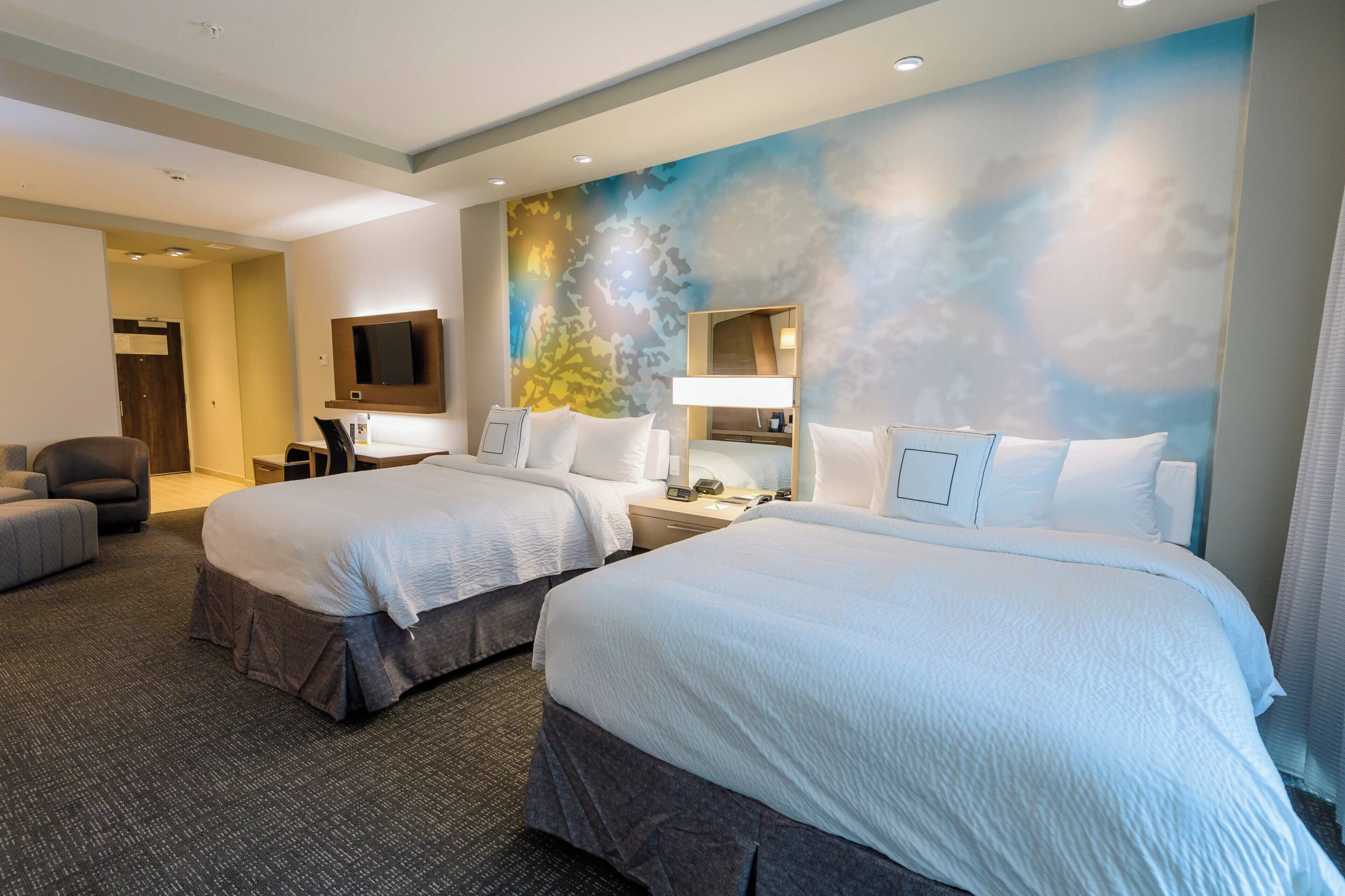 room, multiple beds, non smoking | desk, laptop workspace, blackout curtains, iron/ironing board