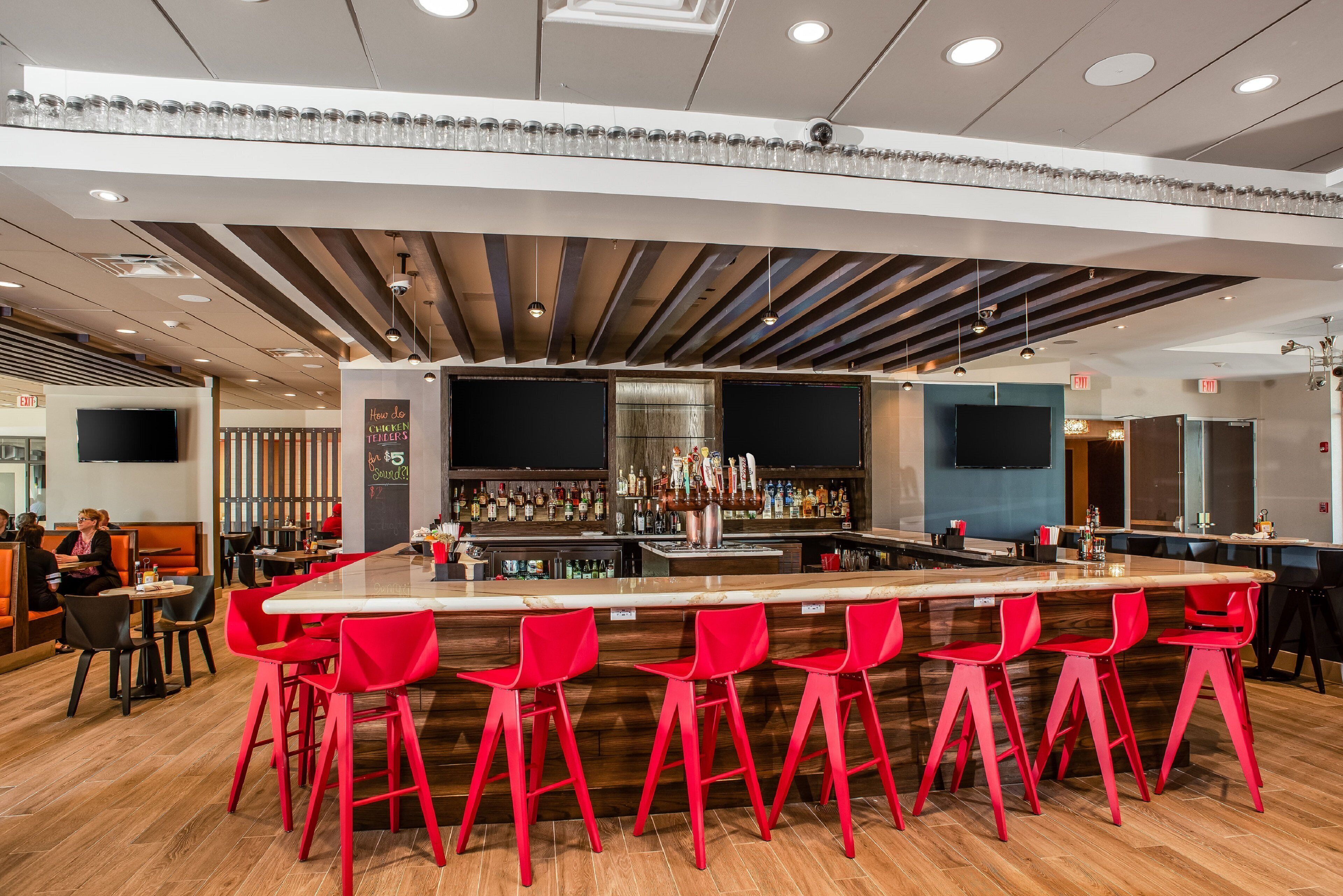 breakfast, lunch and dinner served