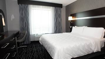 In-room safe, desk, blackout curtains, soundproofing