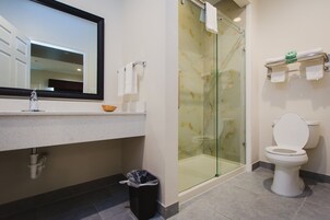 Free toiletries, towels