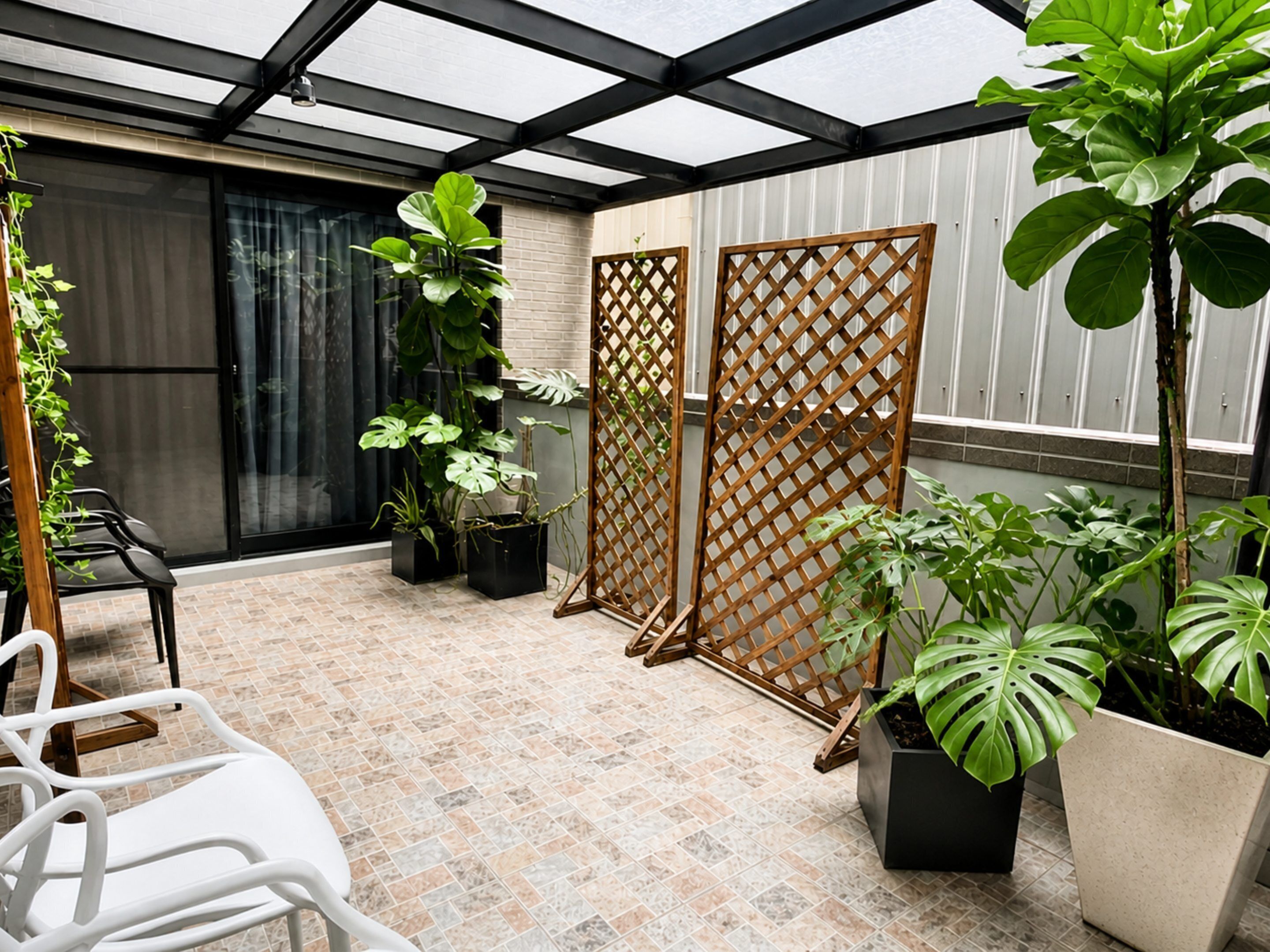 Kamar Deluks, 2 kamar tidur, balkon | Teras/patio