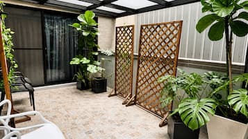 Quarto luxo, 2 quartos, sacada | Terraço/pátio
