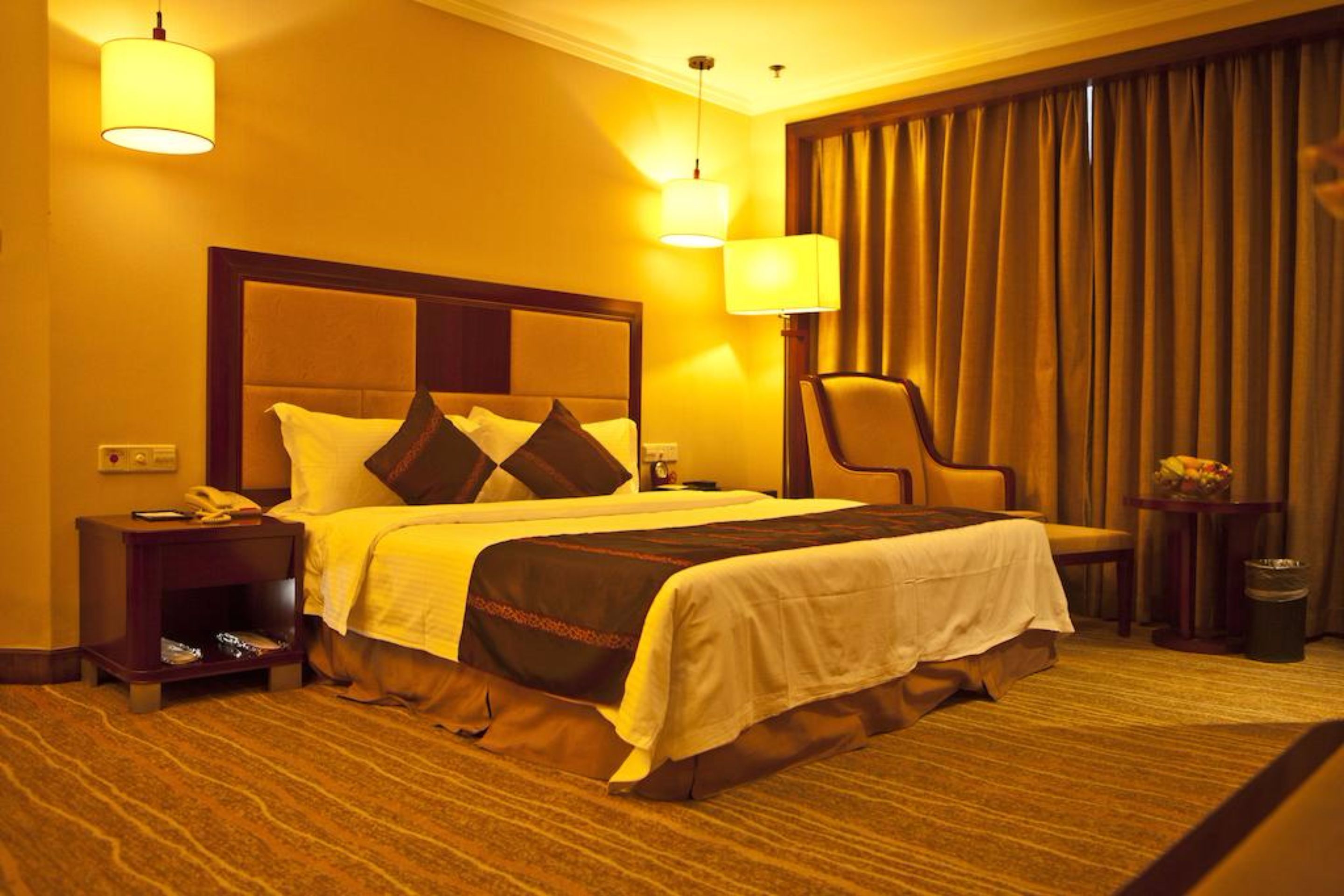 in-room safe, desk, blackout curtains, iron/ironing board