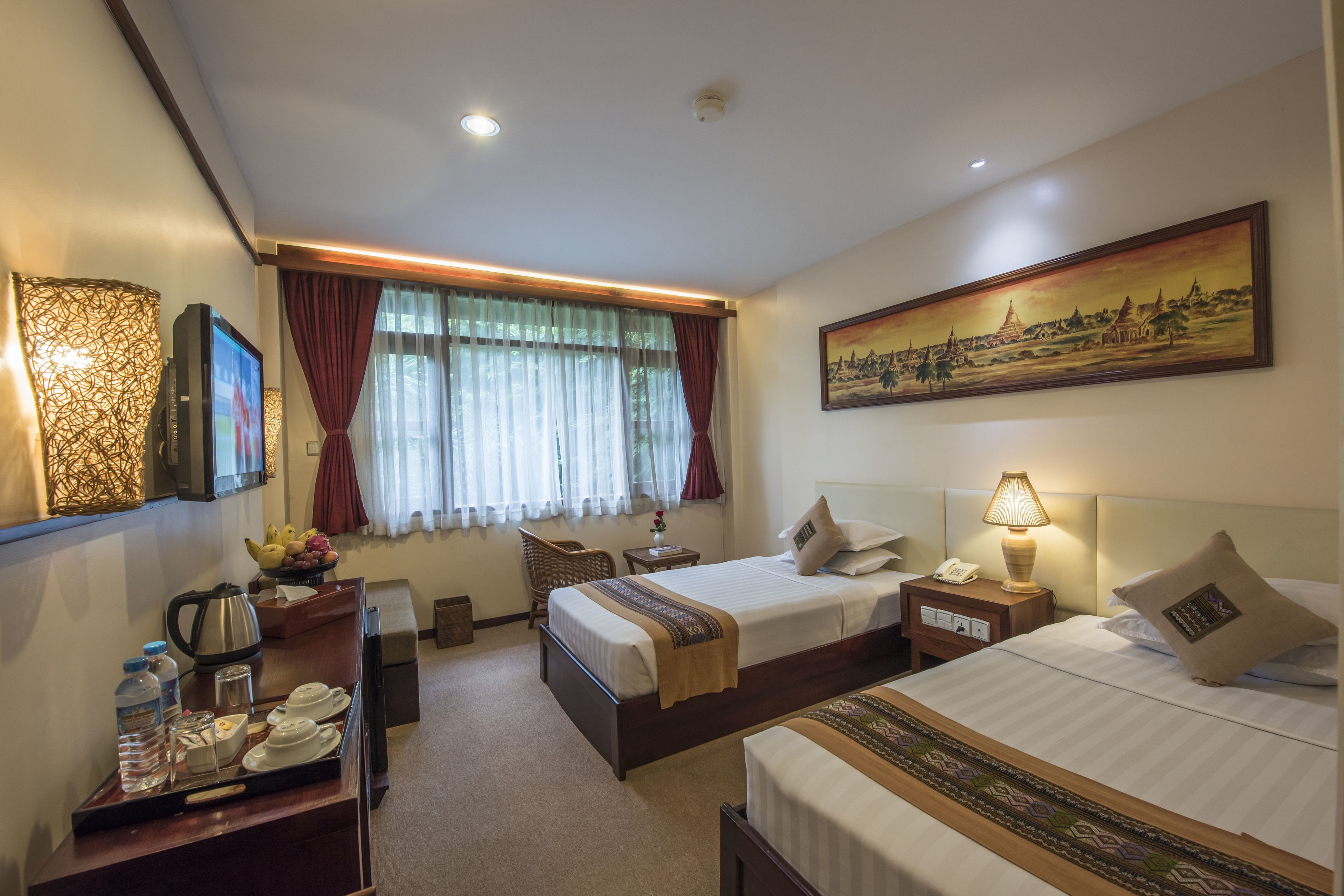 bagan room | minibar, in-room safe, desk, blackout curtains