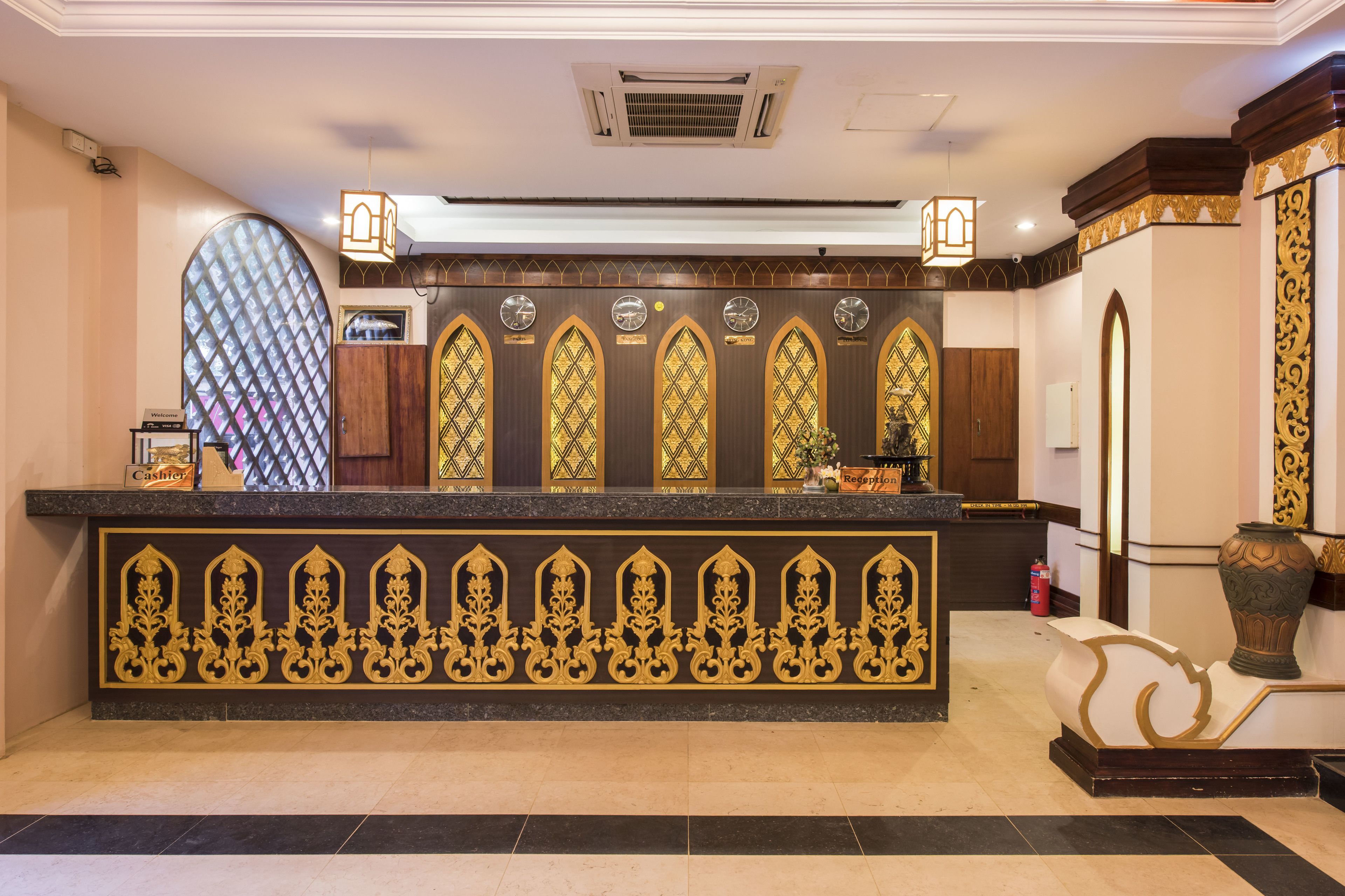 check-in/check-out kiosk