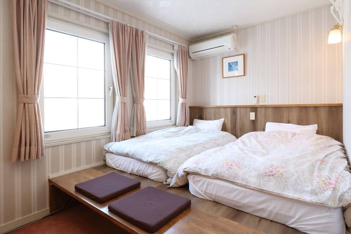 Twin Room, Private Bathroom (Up to 3 Guests) | Free WiFi, bed sheets