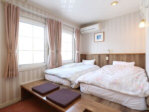Twin Room, Private Bathroom (Up to 3 Guests) | Free WiFi, bed sheets - Aara Wakka (Hachimantai)