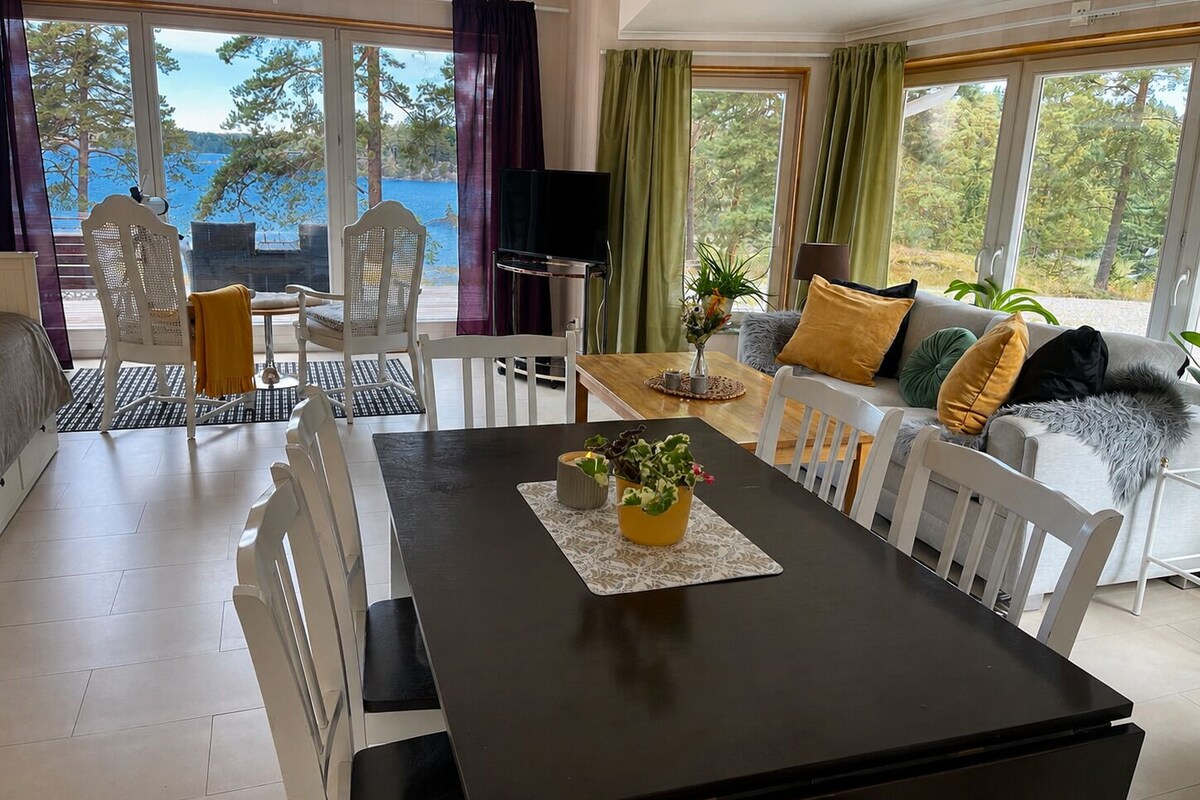 Apartment, Lake View | Living area | 32-inch Smart TV with digital channels