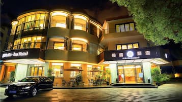 Front of property – evening/night