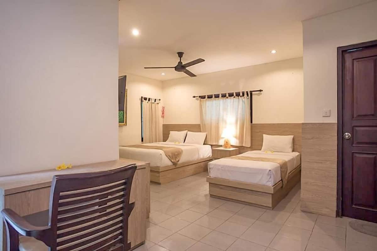 Ropa de cama de alta calidad y minibar