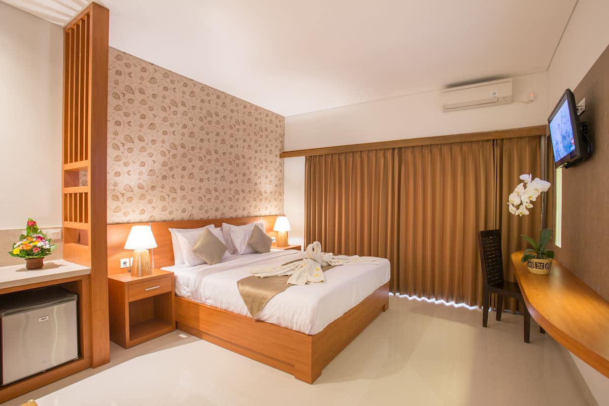 Ropa de cama de alta calidad y minibar