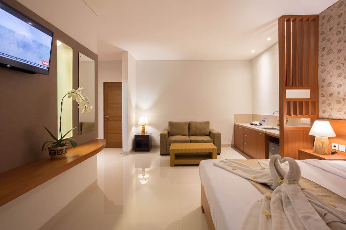 Literie de qualité, minibar, coffre-fort, bureau