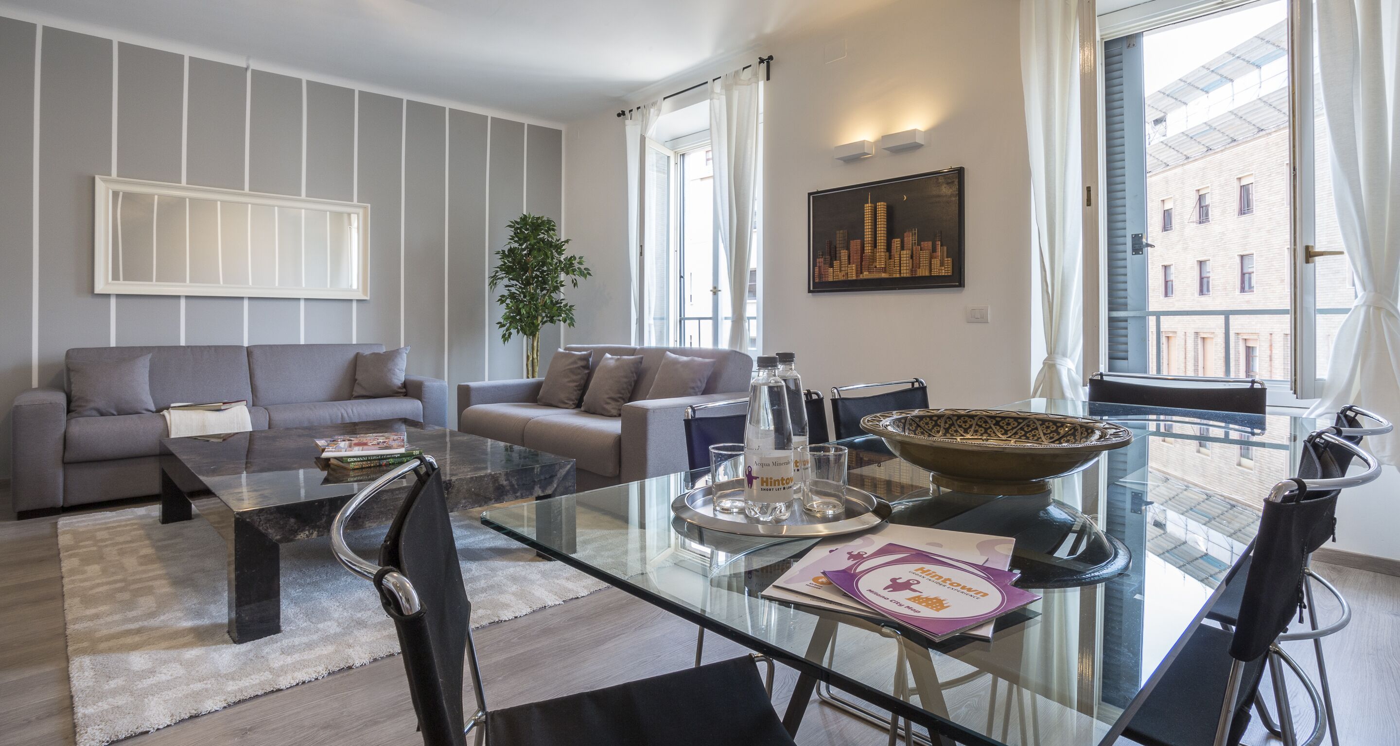 公寓, 2 间卧室, 双浴室 (Duomo Attic) | 客房内用餐