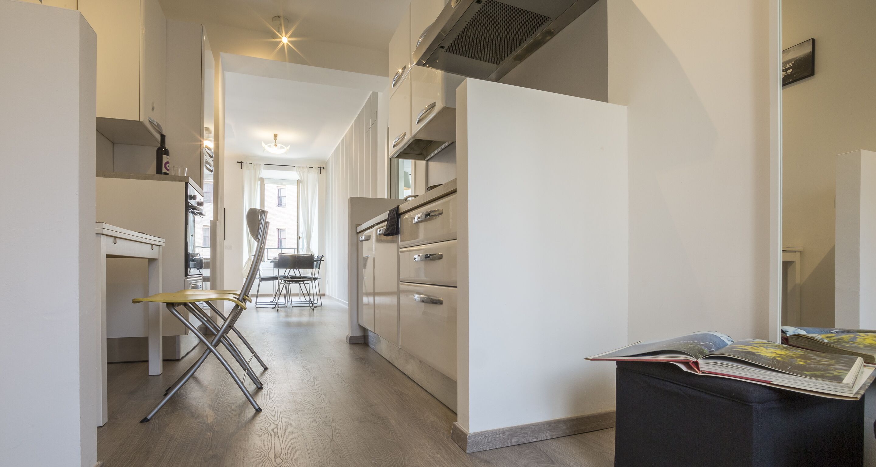 Appartamento, 2 camere da letto, vista città (Duomo Attic) | Cucina privata | Frigorifero, microonde, forno, piano cottura