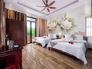 Egyptian cotton sheets, premium bedding, memory-foam beds, minibar