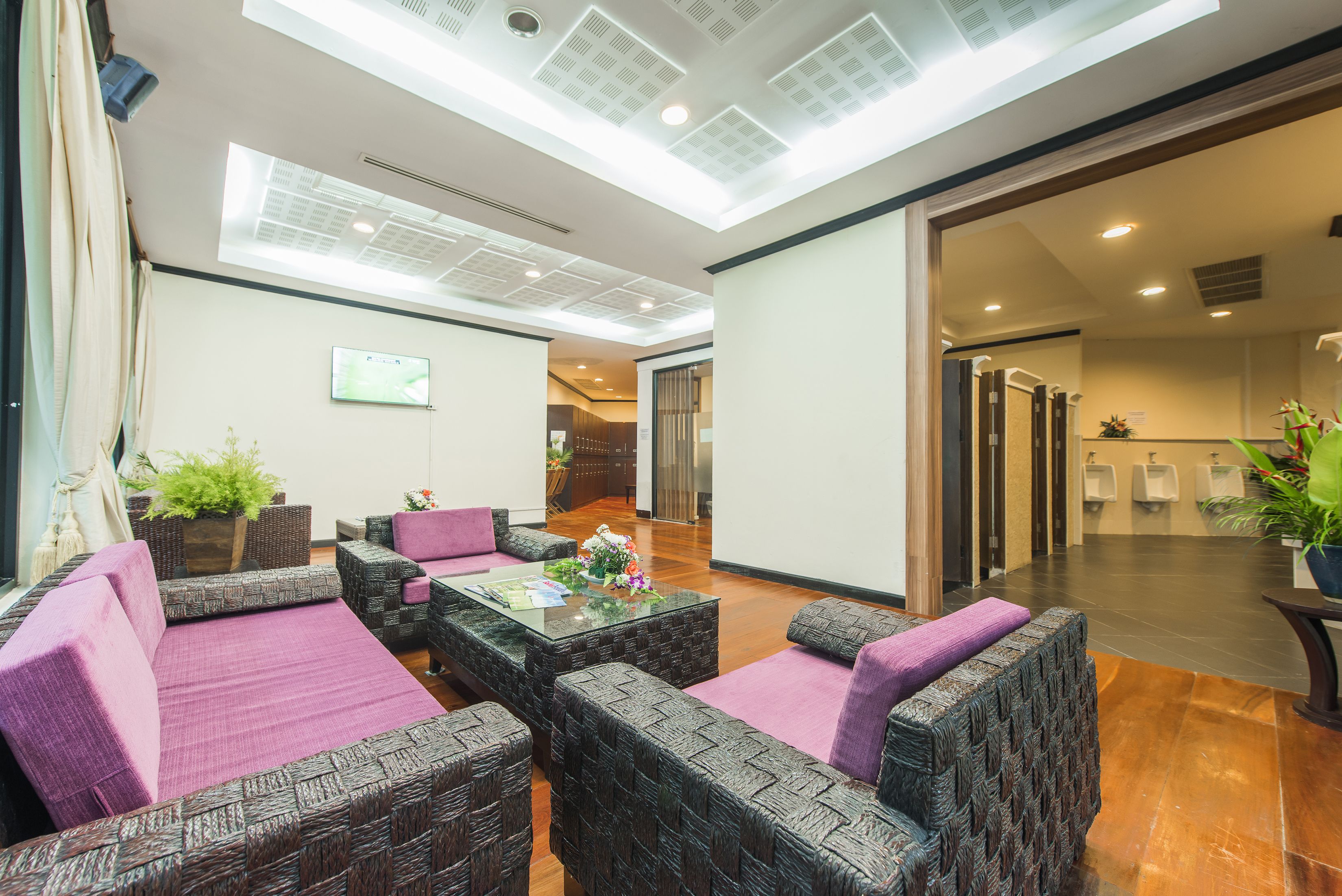 Lobby sitting area