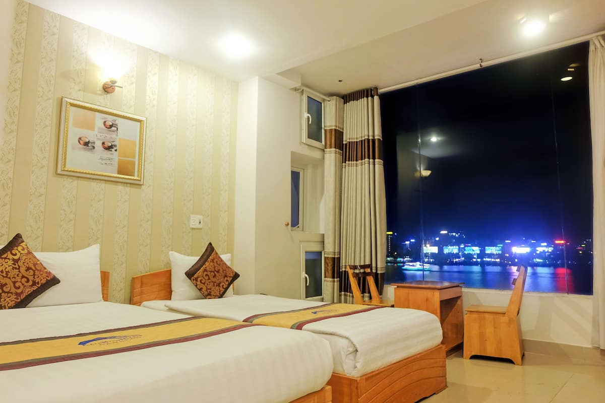 Superior Triple Room, River View | Minibar, desk, free WiFi