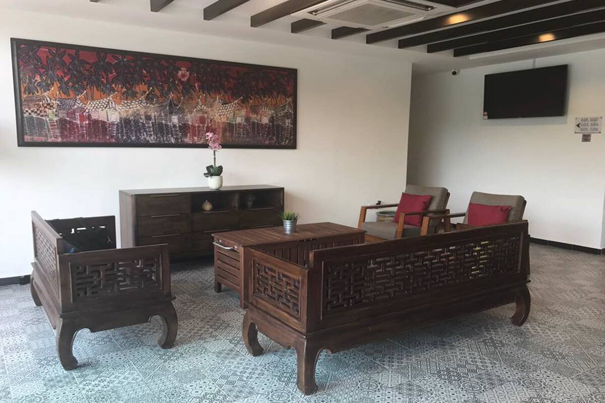 lobby sitting area