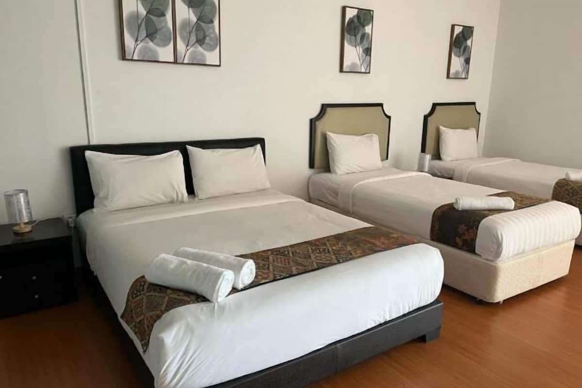 Seterika/papan seterika, Wi-fi percuma, cadar katil, akses kerusi roda