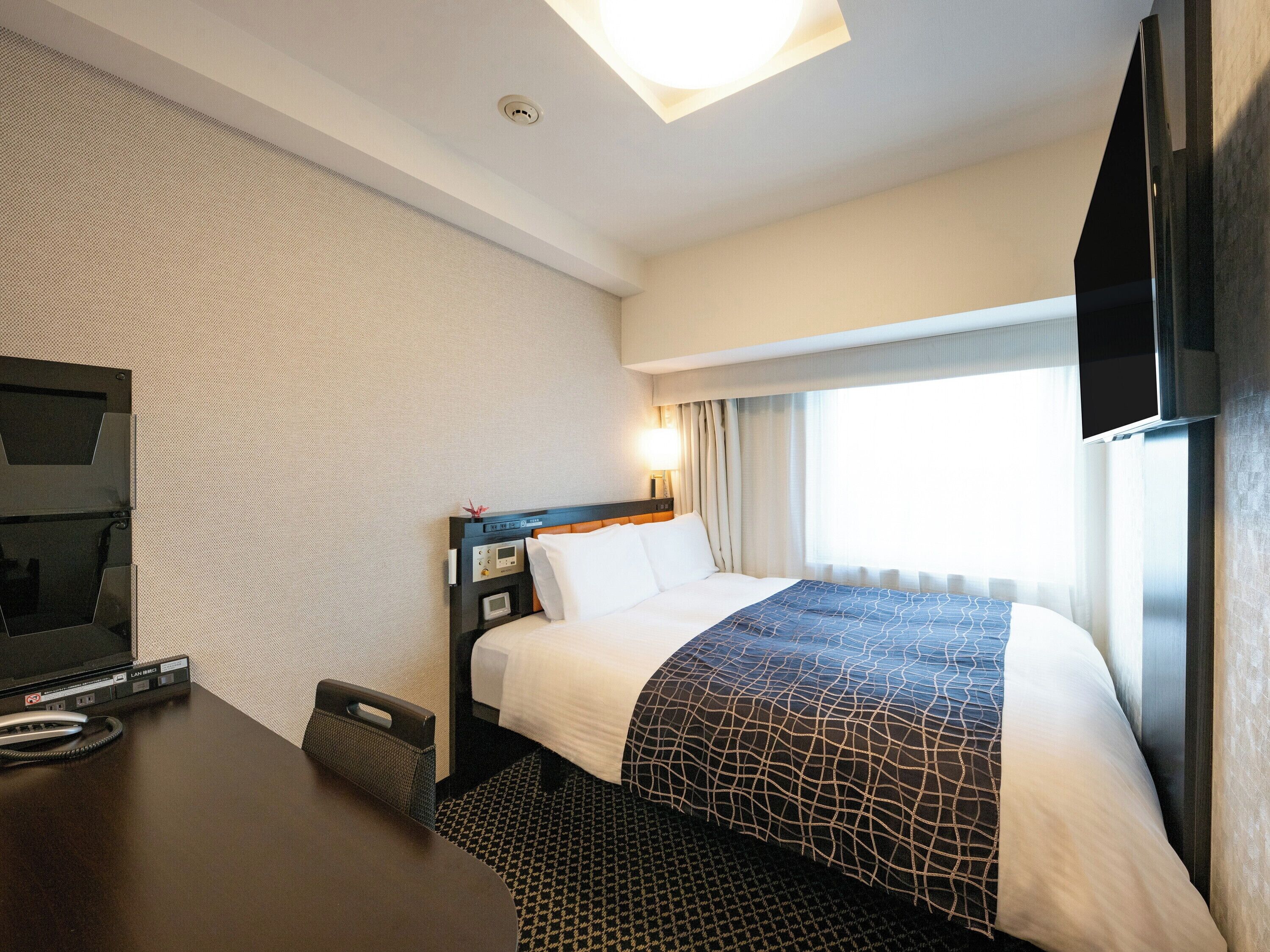 Down comforters, desk, blackout drapes, free WiFi