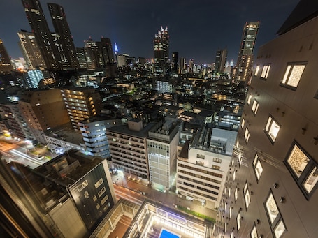 View from room. APA Hotel & Resort Nishishinjuku Gochome Ekimae Tower