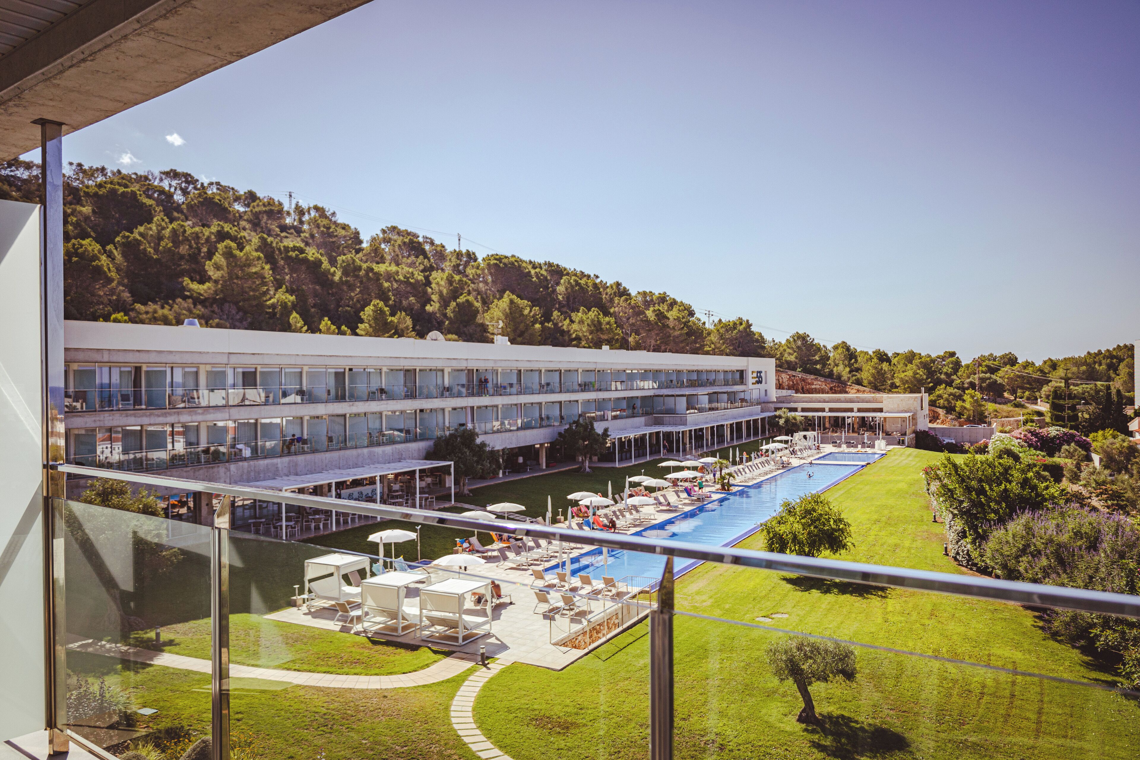 Double Room, Balcony, Pool View | View from room