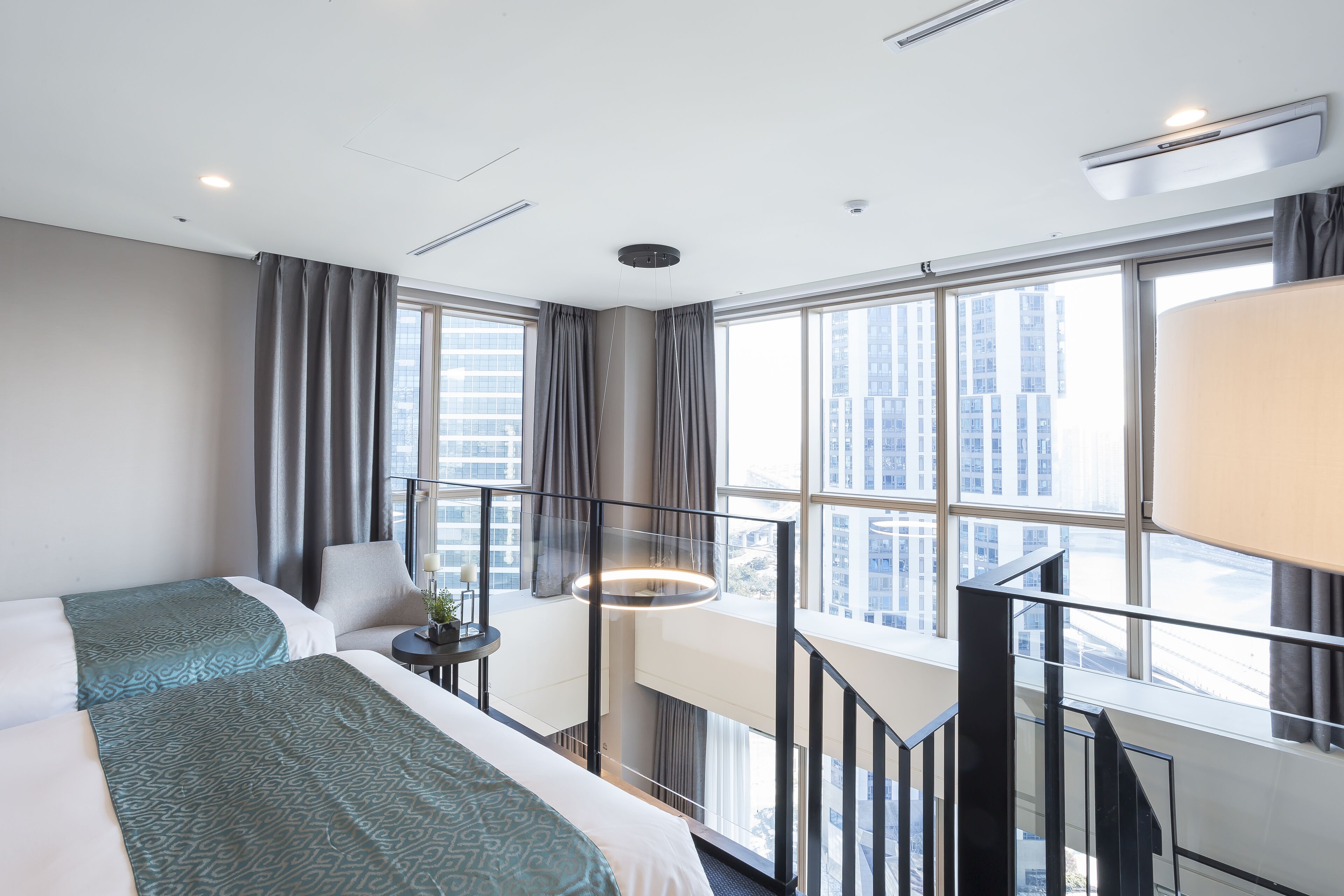 duplex suite | in-room safe, desk, blackout curtains, soundproofing