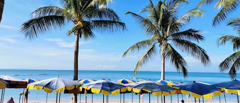 Beach nearby, water skiing