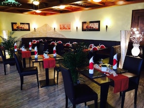 Dîner servi sur place