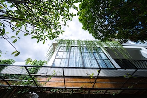 Entrada de la propiedad