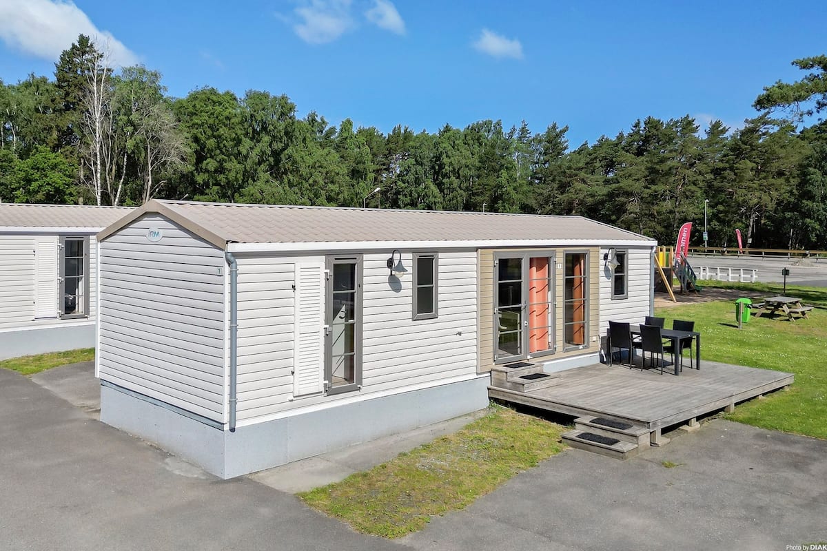 Premium huisje, 3 slaapkamers | Terras