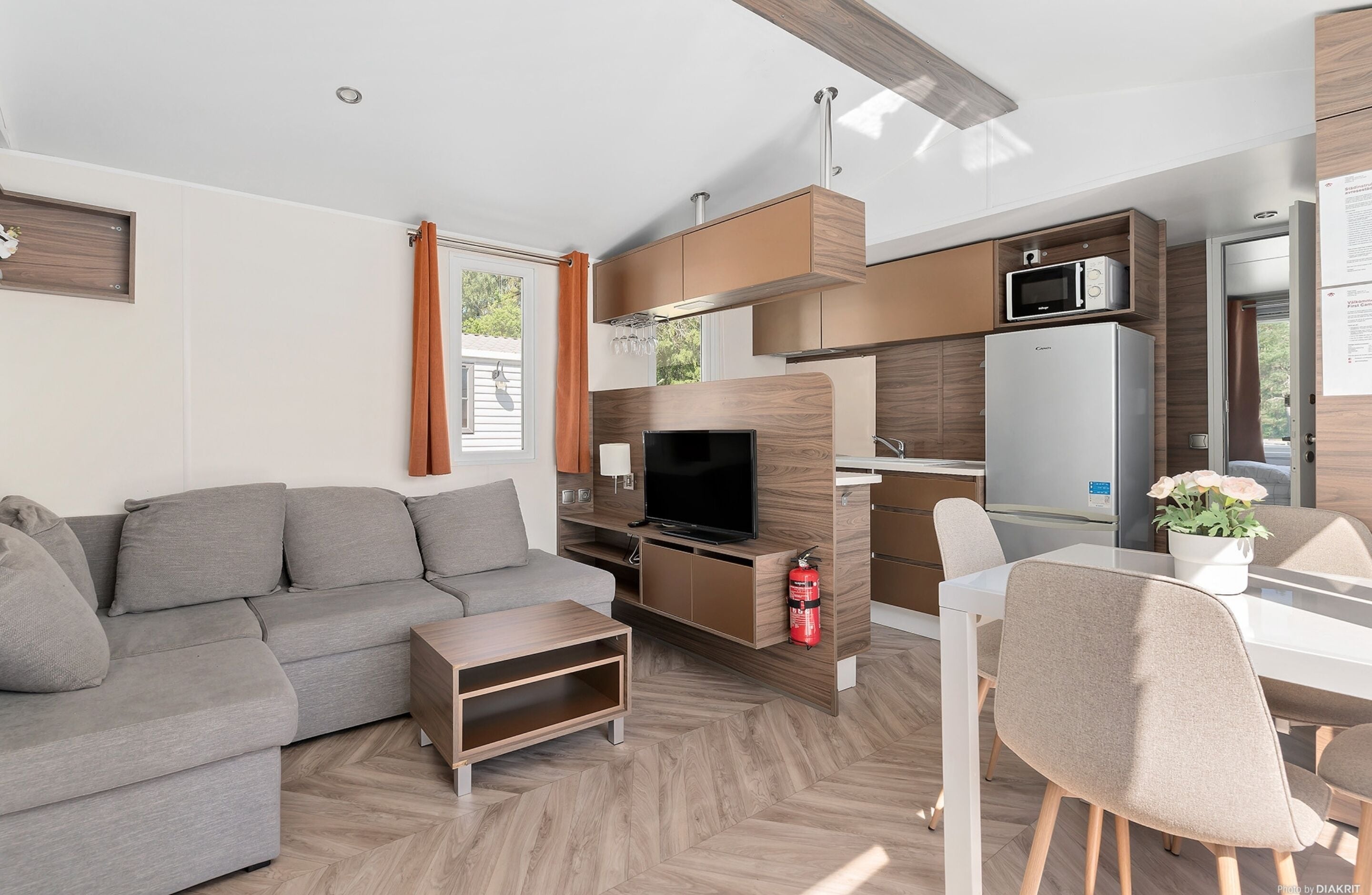 Hytte – premium, 3 soverom | Blendingsgardiner og wi-fi (inkludert)