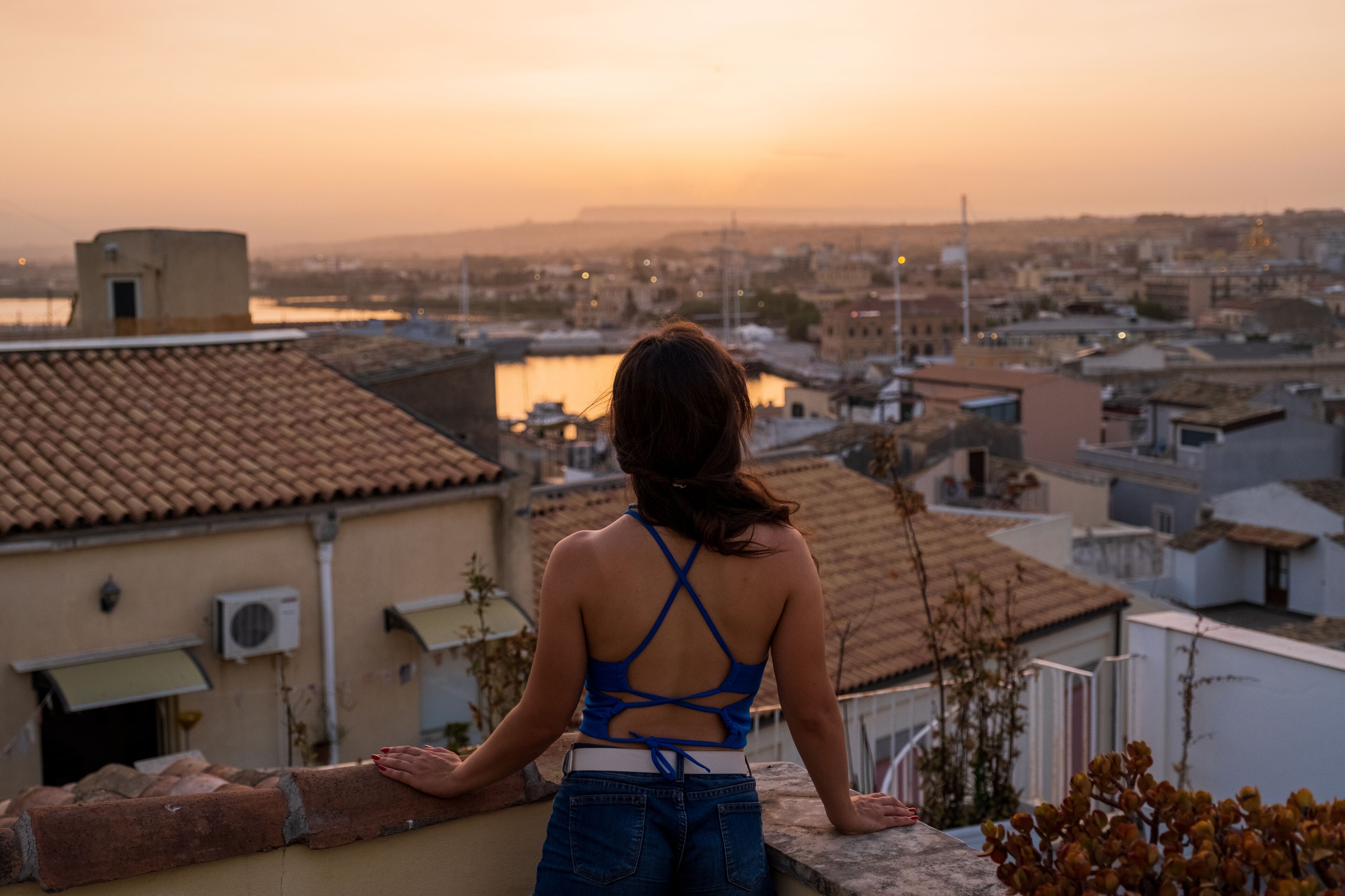 Uitzicht vanuit accommodatie