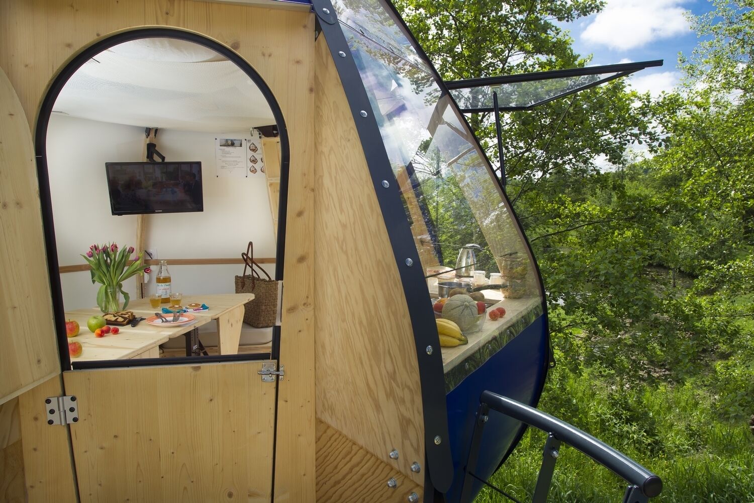 Boomhut, 1 slaapkamer | Uitzicht vanuit de kamer