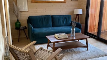 Superior huisje (Cabane sur l’eau avec Spa) | Woonruimte | Televisie