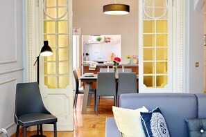 Apartment, 2 Bedrooms, 2 Bathrooms | Living area | Flat-screen TV - JOIVY Austere Elegance (Milan)