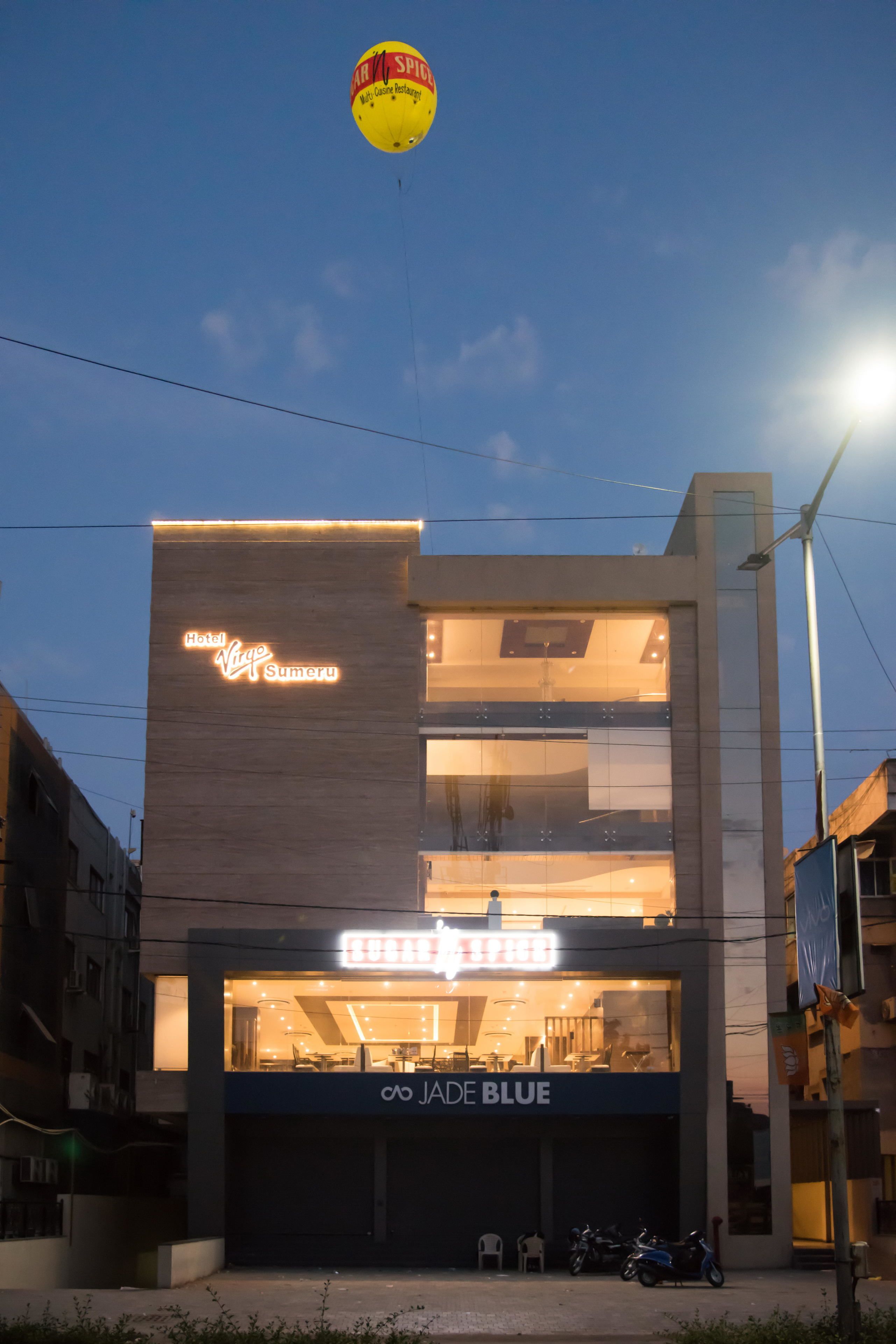 Façade de l’hébergement