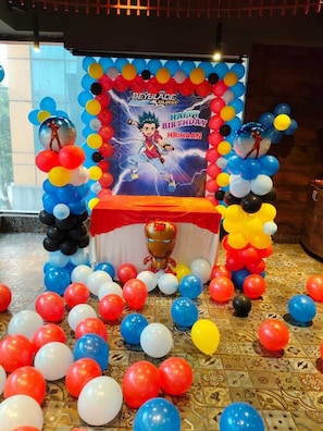 Área para aniversários