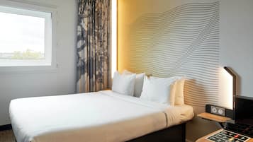 Literie hypoallergénique, bureau, chambres insonorisées, lit parapluie