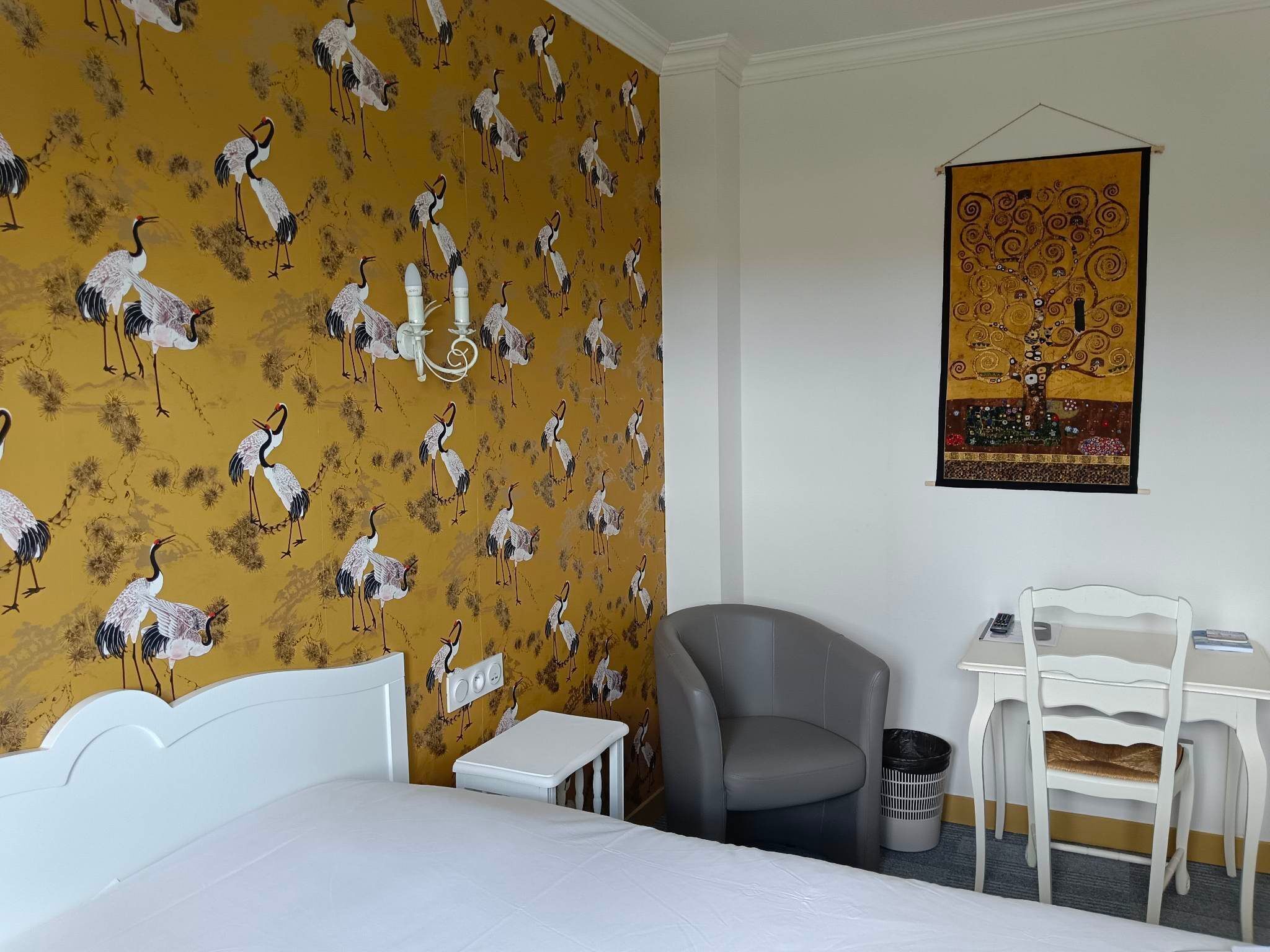 classic double room | premium bedding, desk, blackout curtains, iron/ironing board