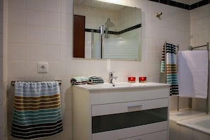 Apartment, 1 Bedroom (A) | Bathroom sink - Azores Pedra Apartments (Ponta Delgada)