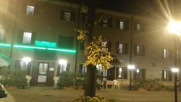 Front of property - evening/night