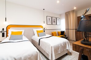 Premium Twin Room | Hypo-allergenic bedding, desk, laptop workspace, iron/ironing board