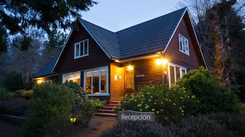 Front of property – evening/night