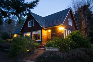 Front of property – evening/night