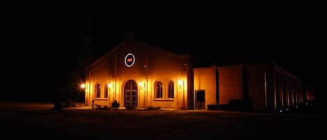 Front of property - evening/night