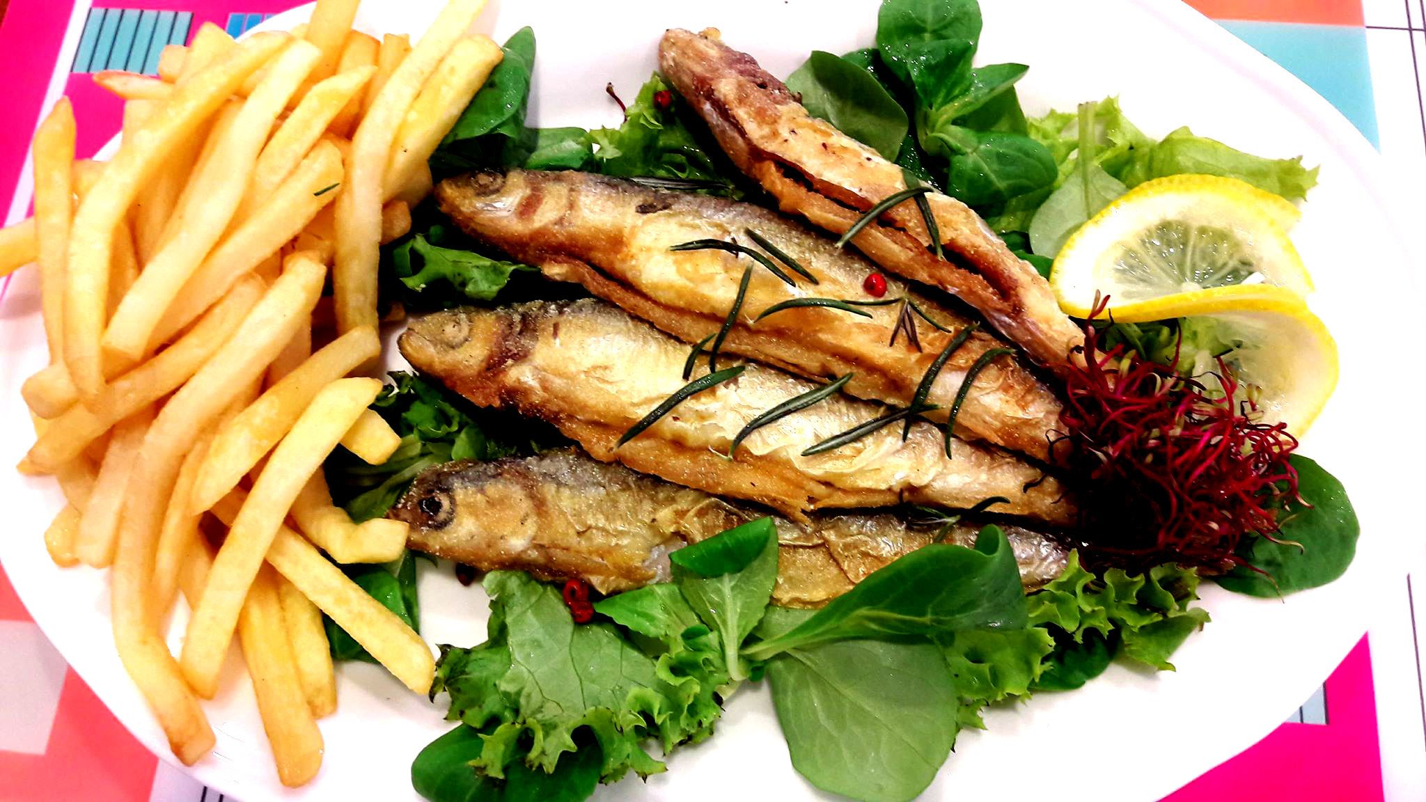 breakfast and dinner served, local cuisine